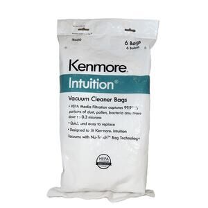 Kenmore Intuition HEPA Upright Vacuum 6 Bags for No-Touch Bag Technology IB600
